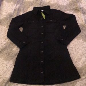 NWT Black denim girls dress crazy 8 size 7